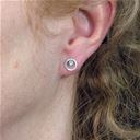 Crystal Hoop Post